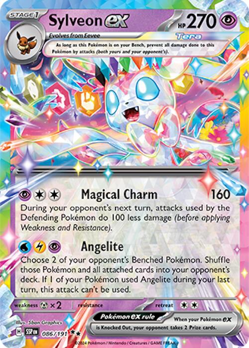 Sylveon ex (086/191) [Scarlet & Violet: Surging Sparks] | Deep Dive Games St. Marys