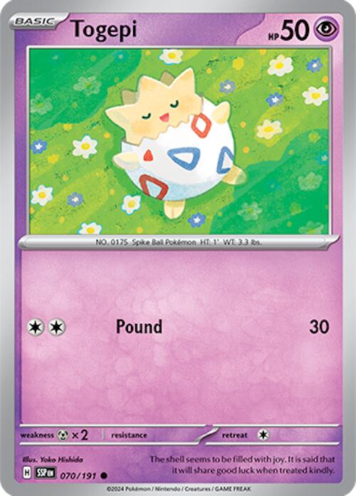 Togepi (070/191) [Scarlet & Violet: Surging Sparks] | Deep Dive Games St. Marys