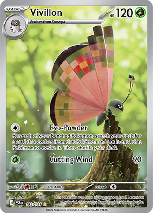 Vivillon (193/191) [Scarlet & Violet: Surging Sparks] | Deep Dive Games St. Marys