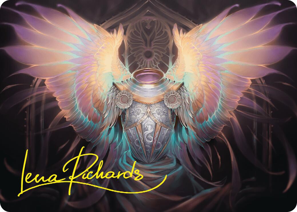 Celestial Armor Art Card (2/54) (Gold-Stamped Signature) [Foundations Art Series] | Deep Dive Games St. Marys