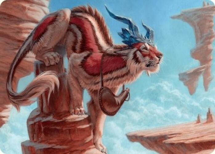 Felidar Savior Art Card (3/54) [Foundations Art Series] | Deep Dive Games St. Marys