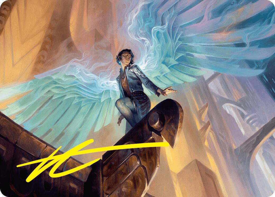 Giada, Font of Hope Art Card (20/54) (Gold-Stamped Signature) [Foundations Art Series] | Deep Dive Games St. Marys