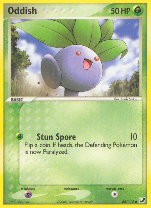 Oddish (64/115) [EX: Unseen Forces] | Deep Dive Games St. Marys