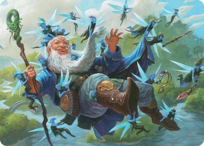 Mischievous Mystic Art Card (7/54) [Foundations Art Series] | Deep Dive Games St. Marys