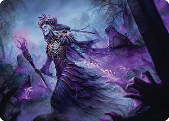 Zul Ashur, Lich Lord Art Card (10/54) [Foundations Art Series] | Deep Dive Games St. Marys