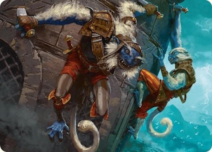 Goblin Boarders Art Card (11/54) [Foundations Art Series] | Deep Dive Games St. Marys