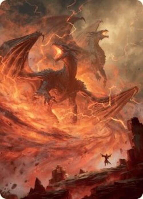 Rite of the Dragoncaller Art Card (38/54) [Foundations Art Series] | Deep Dive Games St. Marys