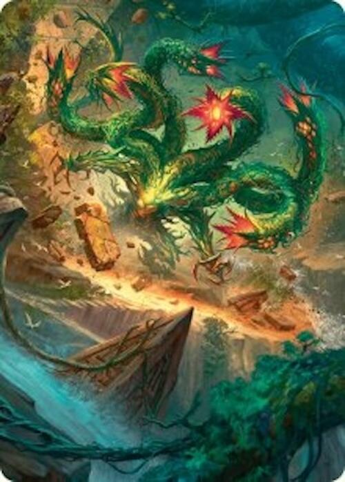 Mossborn Hydra Art Card (42/54) [Foundations Art Series] | Deep Dive Games St. Marys