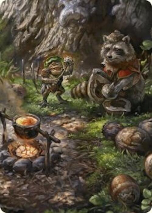 Sylvan Scavenging Art Card (46/54) [Foundations Art Series] | Deep Dive Games St. Marys