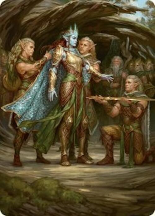 Lathril, Blade of the Elves Art Card (48/54) [Foundations Art Series] | Deep Dive Games St. Marys