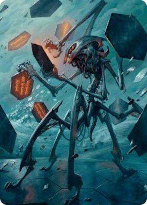 Scrawling Crawler Art Card (50/54) [Foundations Art Series] | Deep Dive Games St. Marys
