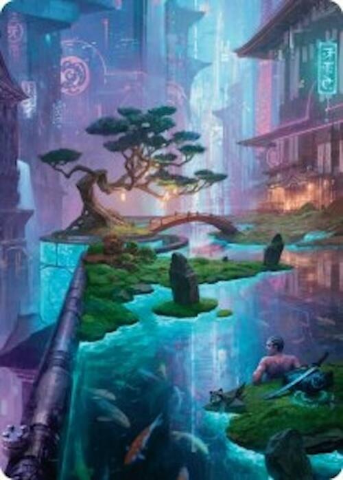 Island Art Card (22/54) [Foundations Art Series] | Deep Dive Games St. Marys