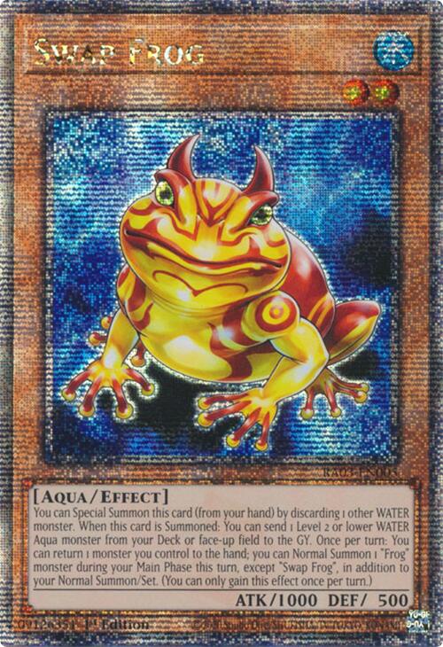 Swap Frog (Quarter Century Secret Rare) [RA03-EN005] Quarter Century Secret Rare | Deep Dive Games St. Marys