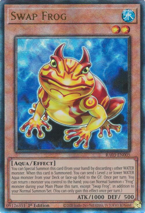 Swap Frog (UTR) [RA03-EN005] Prismatic Ultimate Rare | Deep Dive Games St. Marys