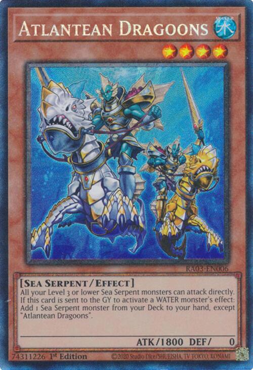 Atlantean Dragoons (CR) [RA03-EN006] Prismatic Collector's Rare | Deep Dive Games St. Marys