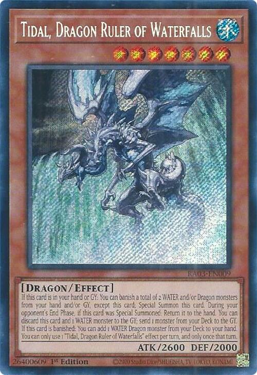 Tidal, Dragon Ruler of Waterfalls (Secret Rare) [RA03-EN009] Secret Rare | Deep Dive Games St. Marys