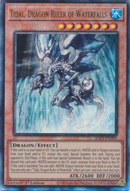 Tidal, Dragon Ruler of Waterfalls (UTR) [RA03-EN009] Prismatic Ultimate Rare | Deep Dive Games St. Marys