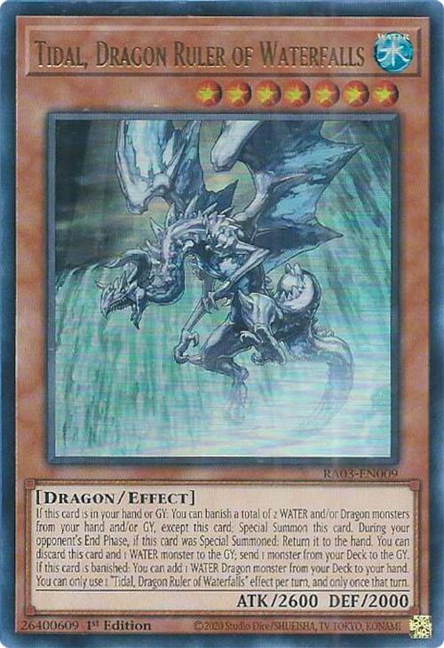 Tidal, Dragon Ruler of Waterfalls (UR) [RA03-EN009] Ultra Rare | Deep Dive Games St. Marys