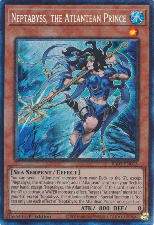 Neptabyss, the Atlantean Prince (CR) [RA03-EN013] Prismatic Collector's Rare | Deep Dive Games St. Marys