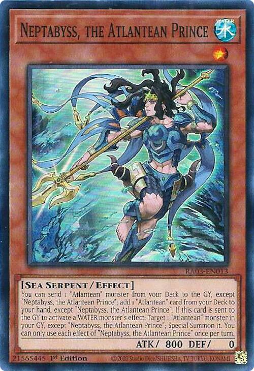 Neptabyss, the Atlantean Prince [RA03-EN013] Super Rare | Deep Dive Games St. Marys