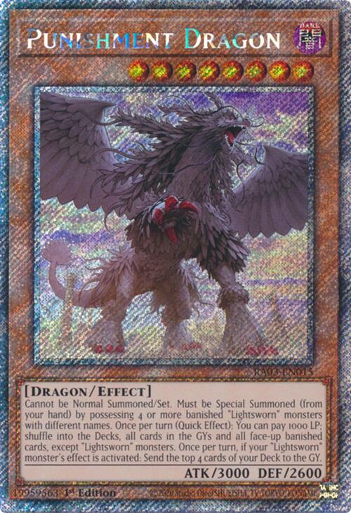 Punishment Dragon (Platinum Secret Rare) [RA03-EN015] Platinum Secret Rare | Deep Dive Games St. Marys