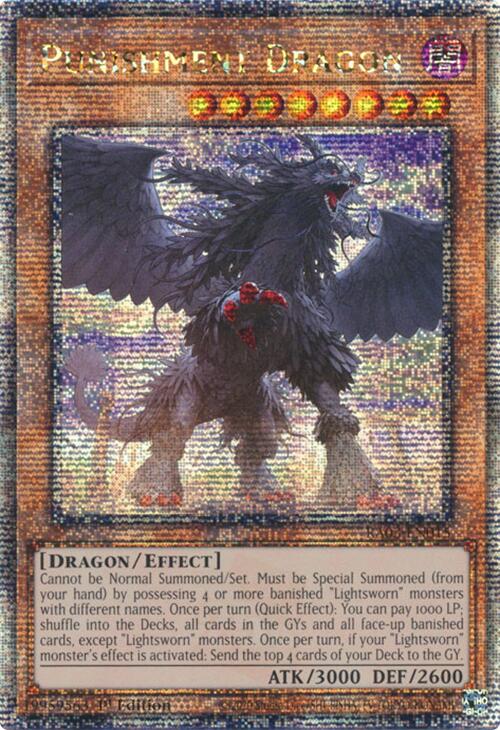 Punishment Dragon (Quarter Century Secret Rare) [RA03-EN015] Quarter Century Secret Rare | Deep Dive Games St. Marys