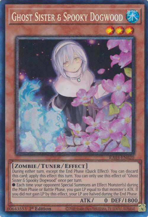 Ghost Sister & Spooky Dogwood (Alternate Art) (CR) [RA03-EN020] Prismatic Collector's Rare | Deep Dive Games St. Marys