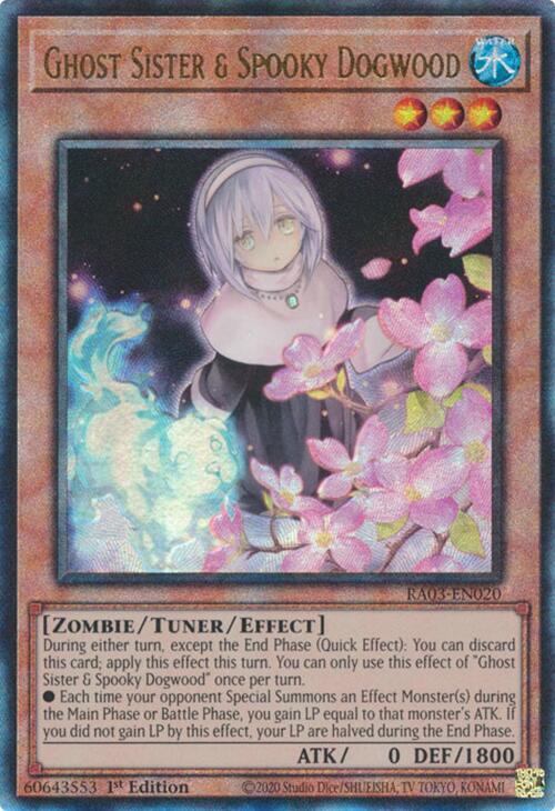 Ghost Sister & Spooky Dogwood (UTR) [RA03-EN020] Prismatic Ultimate Rare | Deep Dive Games St. Marys