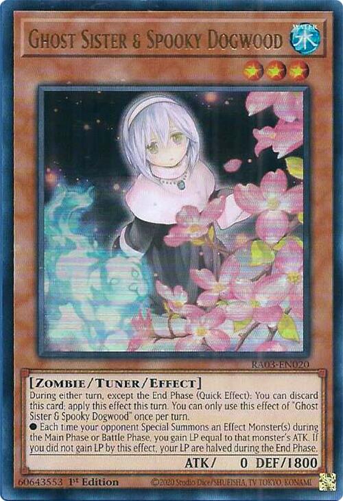 Ghost Sister & Spooky Dogwood (UR) [RA03-EN020] Ultra Rare | Deep Dive Games St. Marys