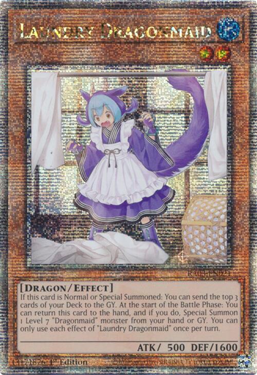 Laundry Dragonmaid (Quarter Century Secret Rare) [RA03-EN021] Quarter Century Secret Rare | Deep Dive Games St. Marys