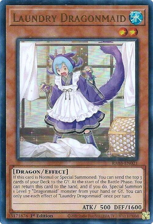 Laundry Dragonmaid (UR) [RA03-EN021] Ultra Rare | Deep Dive Games St. Marys