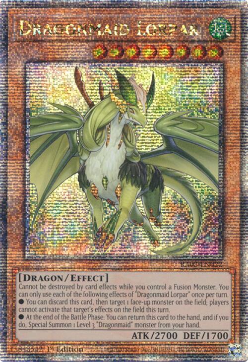 Dragonmaid Lorpar (Quarter Century Secret Rare) [RA03-EN022] Quarter Century Secret Rare | Deep Dive Games St. Marys