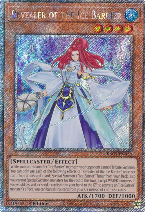 Revealer of the Ice Barrier (Platinum Secret Rare) [RA03-EN028] Platinum Secret Rare | Deep Dive Games St. Marys