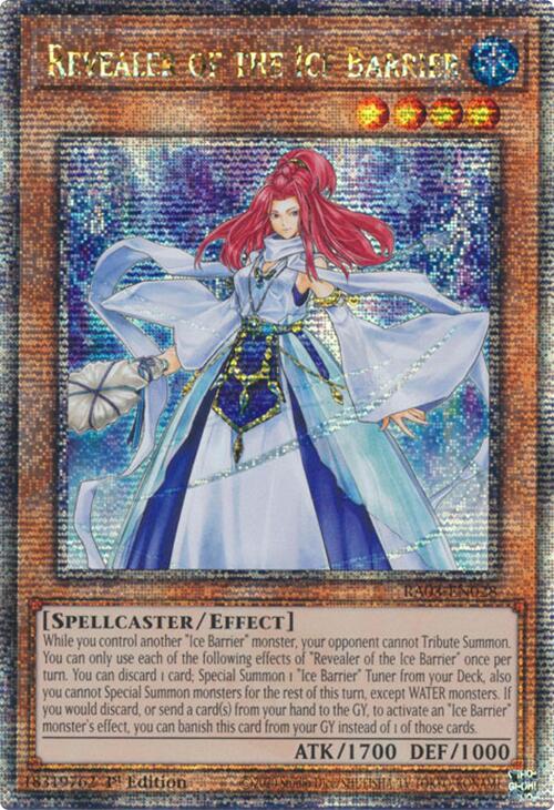 Revealer of the Ice Barrier (Quarter Century Secret Rare) [RA03-EN028] Quarter Century Secret Rare | Deep Dive Games St. Marys