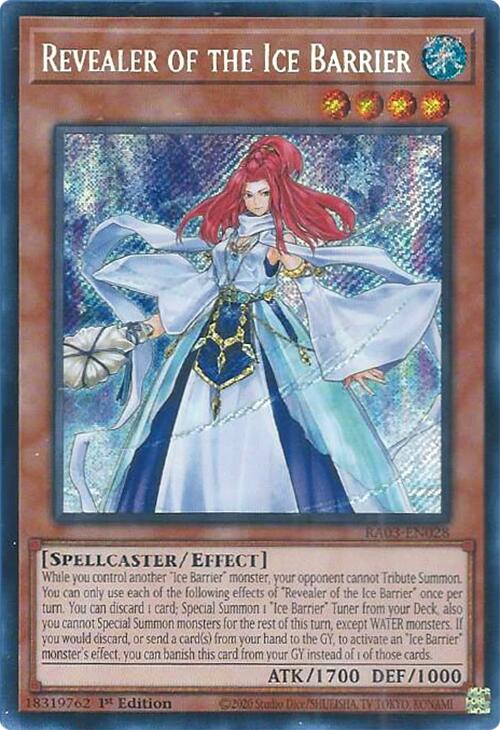 Revealer of the Ice Barrier (Secret Rare) [RA03-EN028] Secret Rare | Deep Dive Games St. Marys