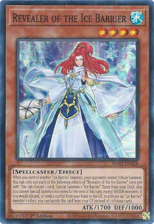 Revealer of the Ice Barrier [RA03-EN028] Super Rare | Deep Dive Games St. Marys