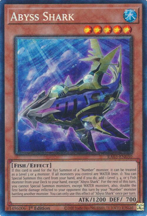 Abyss Shark (CR) [RA03-EN030] Prismatic Collector's Rare | Deep Dive Games St. Marys