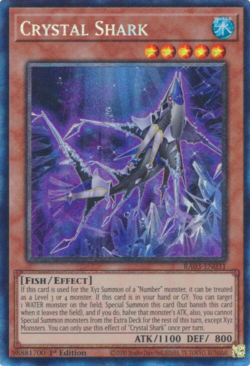 Crystal Shark (CR) [RA03-EN031] Prismatic Collector's Rare | Deep Dive Games St. Marys