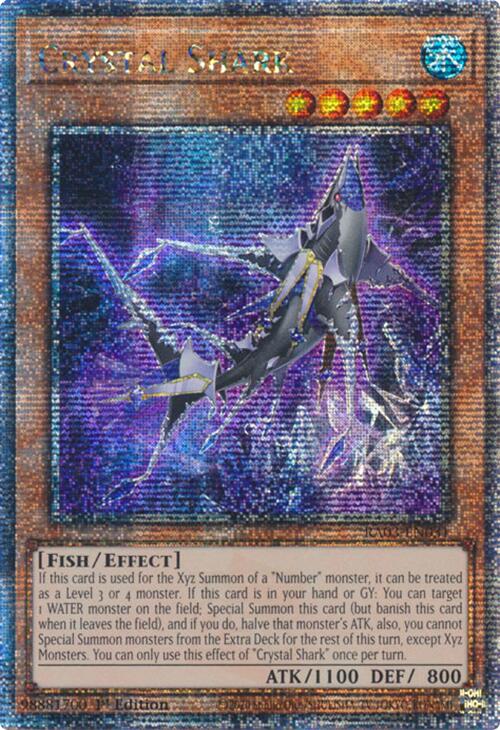 Crystal Shark (Quarter Century Secret Rare) [RA03-EN031] Quarter Century Secret Rare | Deep Dive Games St. Marys