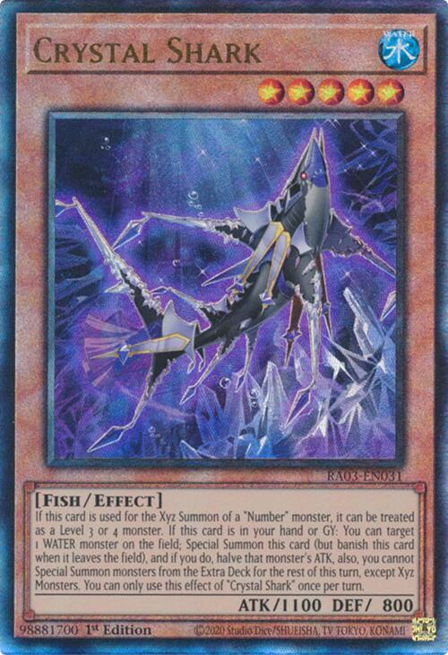 Crystal Shark (UTR) [RA03-EN031] Prismatic Ultimate Rare | Deep Dive Games St. Marys