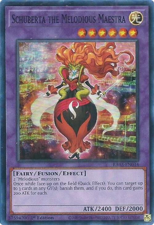 Schuberta the Melodious Maestra [RA03-EN034] Super Rare | Deep Dive Games St. Marys