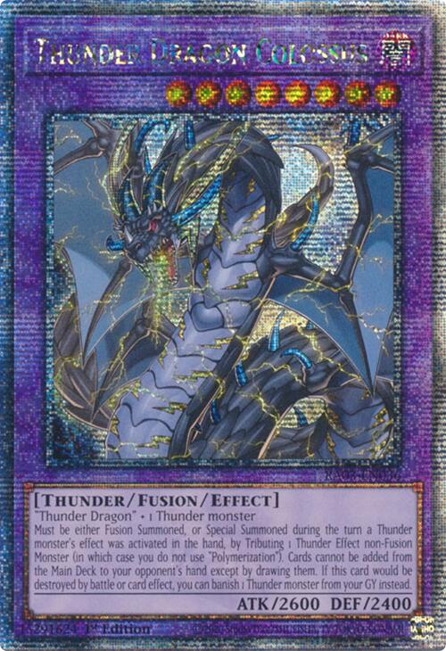 Thunder Dragon Colossus (Quarter Century Secret Rare) [RA03-EN036] Quarter Century Secret Rare | Deep Dive Games St. Marys