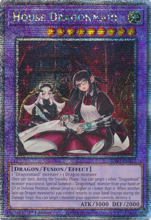 House Dragonmaid (Alternate Art) (Quarter Century Secret Rare) [RA03-EN037] Quarter Century Secret Rare | Deep Dive Games St. Marys