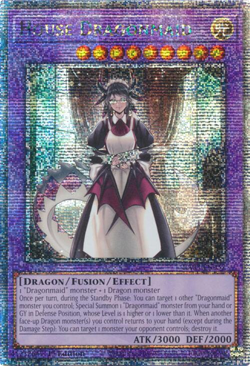 House Dragonmaid (Quarter Century Secret Rare) [RA03-EN037] Quarter Century Secret Rare | Deep Dive Games St. Marys