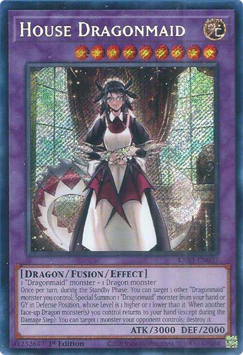 House Dragonmaid (Secret Rare) [RA03-EN037] Secret Rare | Deep Dive Games St. Marys