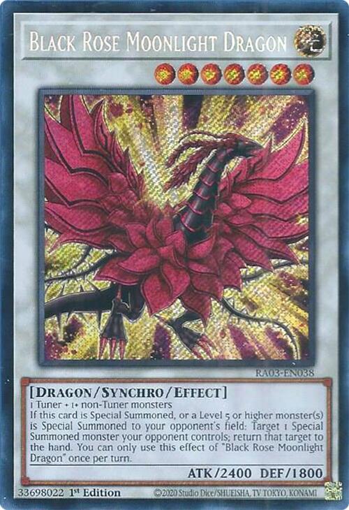 Black Rose Moonlight Dragon (Secret Rare) [RA03-EN038] Secret Rare | Deep Dive Games St. Marys