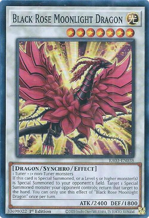 Black Rose Moonlight Dragon [RA03-EN038] Super Rare | Deep Dive Games St. Marys