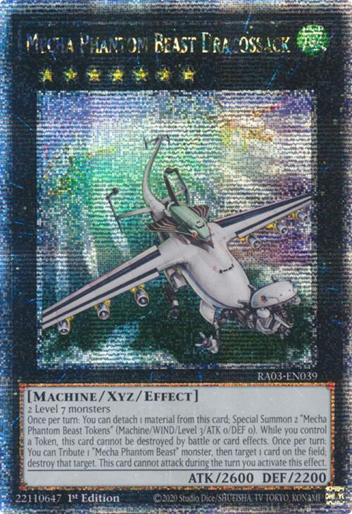 Mecha Phantom Beast Dracossack (Quarter Century Secret Rare) [RA03-EN039] Quarter Century Secret Rare | Deep Dive Games St. Marys