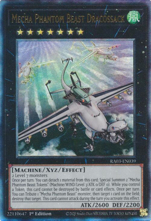 Mecha Phantom Beast Dracossack (UTR) [RA03-EN039] Prismatic Ultimate Rare | Deep Dive Games St. Marys