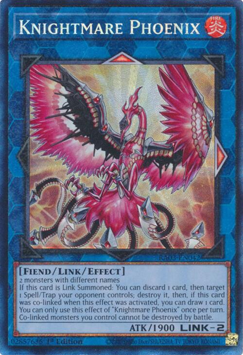 Knightmare Phoenix (CR) [RA03-EN042] Prismatic Collector's Rare | Deep Dive Games St. Marys